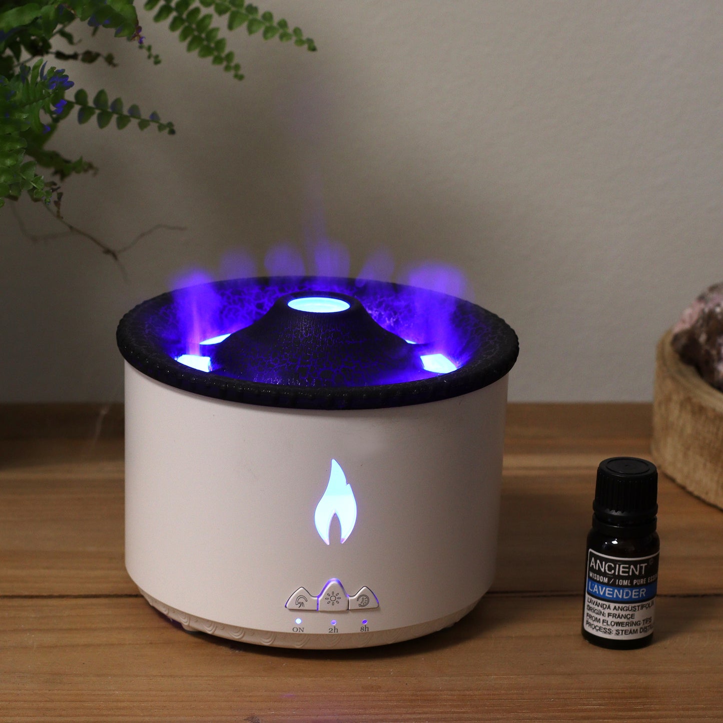 Large Volcano Effect Aroma Diffuser (plug) Two Colours - 560ml