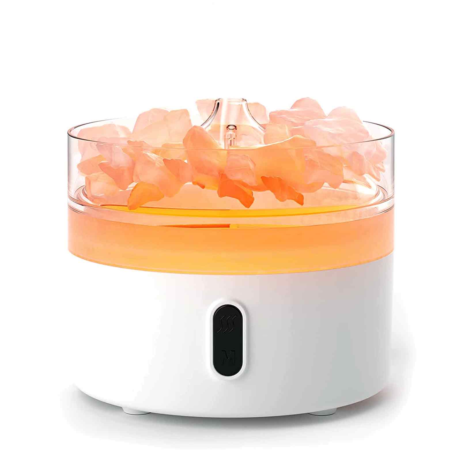 Himalayan Salt Aroma Diffuser - Night Light - USB-C - Flame Effect ( salt included) - Dai’s Sundries