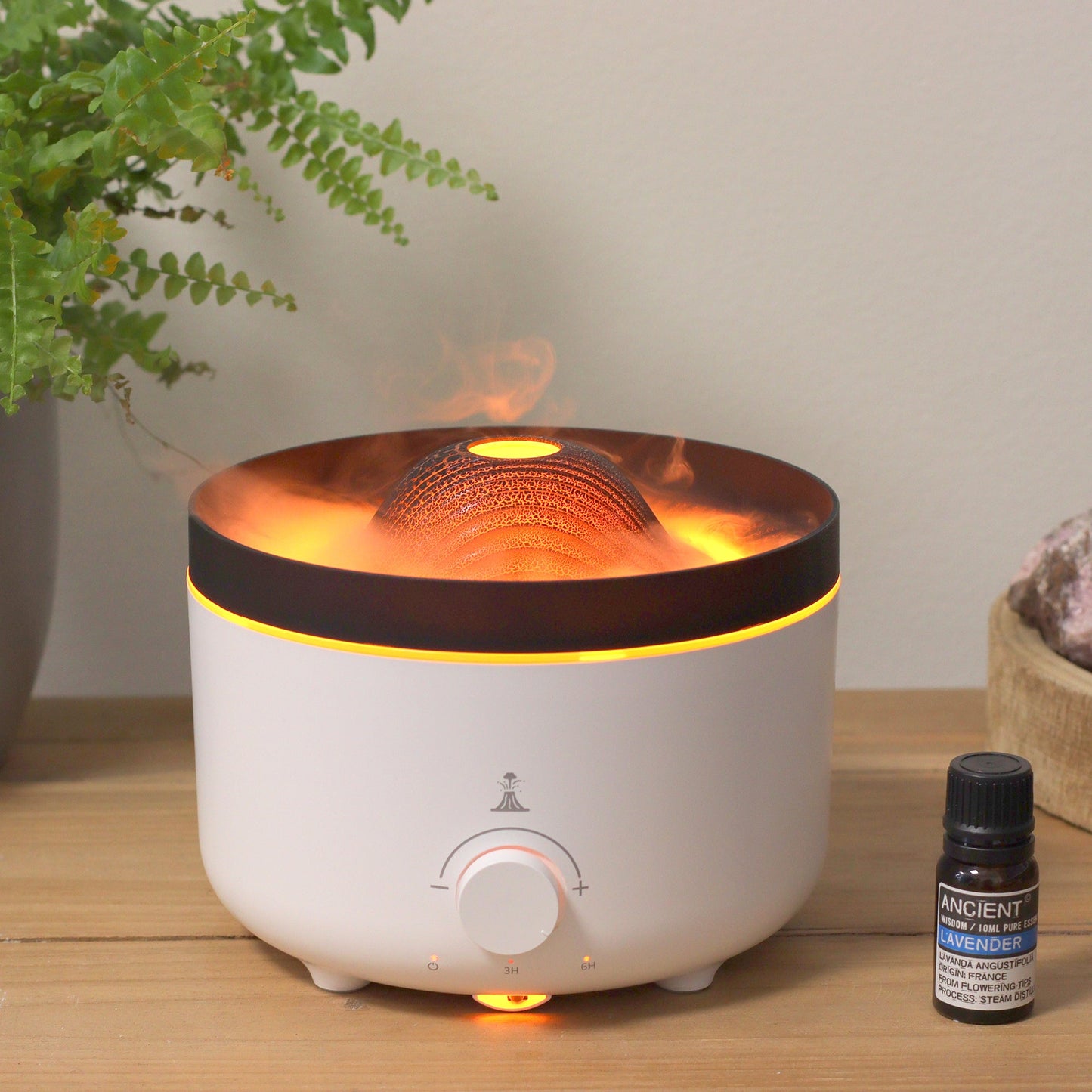 Large Volcano Effect Aroma Diffuser (plug) Two Colours - 560ml - Dai’s Sundries