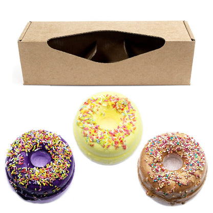 Set Of 3 Donut Bathbombs Gift Pack - Mix 2 - Dai’s Sundries