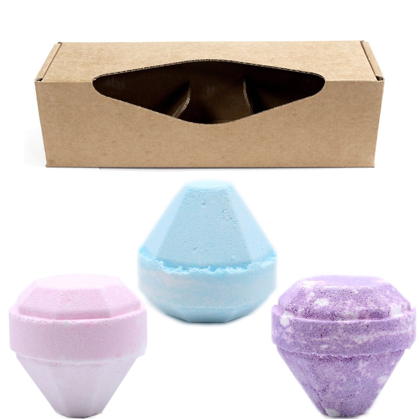 Set Of 3 Gemstone Bathbombs Gift Pack - Mix 1 - Dai’s Sundries