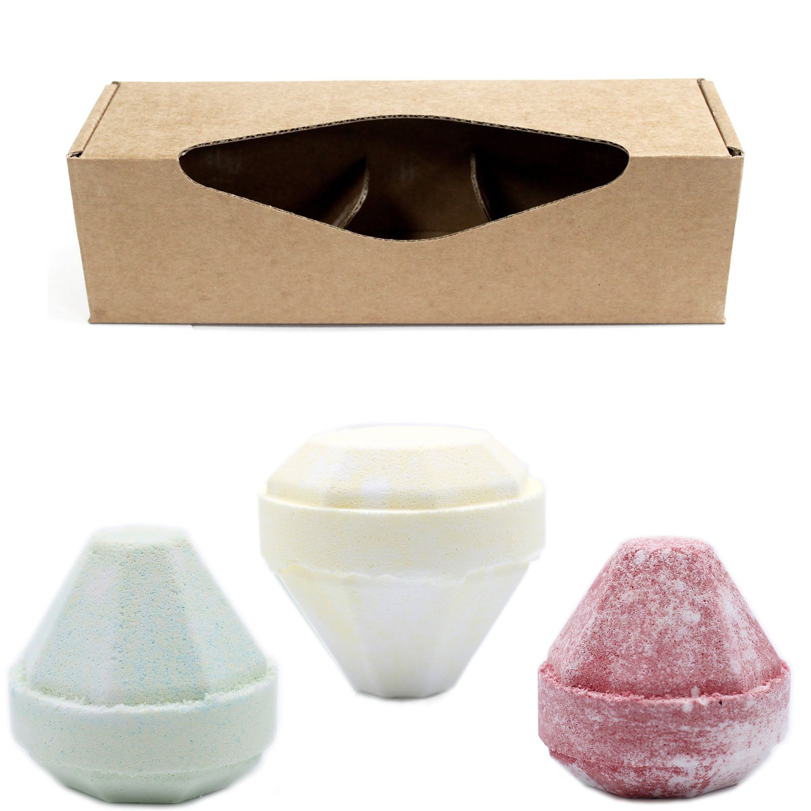 Set Of 3 Gemstone Bathbombs Gift Pack - Mix 2 - Dai’s Sundries